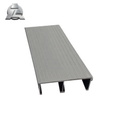 Extrusion de platelage de toit en aluminium de revêtement en poudre gris ignifuge de série 6000